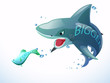 shark eat small fish