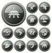Vector: Space button set Space button set