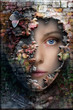canvas print picture - Steinfrau