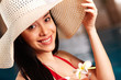 Woman in hat