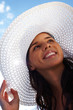 Woman in hat