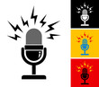 Retro microphone