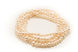 Pearl necklace coiled up