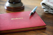Photo: Hotel guest book Hotel guest book