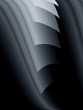 Illustration: dark background with white abstract waves dark background with white abstract waves