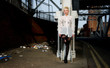 Pretty young female in urban scene and fashion