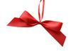 Red satin bow