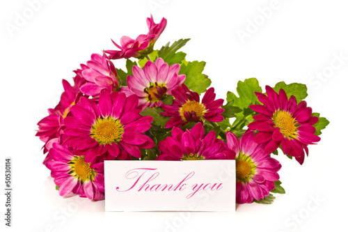 Photo: thanks with flowers thanks with flowers