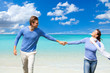 am strand im urlaub