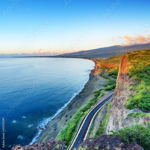 Photo: Côte de La Réunion. Côte de La Réunion.
