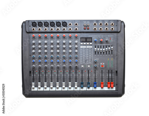 Photo: audio mixer audio mixer