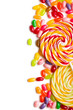 colorful lollipop with jelly beans