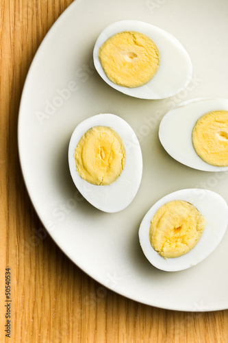 Photo: sliced boiled egg sliced boiled egg