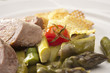 Braciola di manzo con asparagi