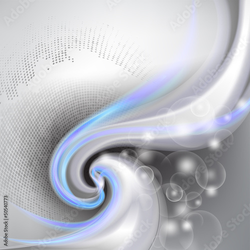 Vector: Abstract gray background with blue element Abstract gray background with blue element