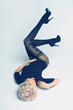 Luxury blonde with long legs