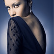 Young beautiful lady in elegant dress