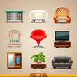 Furniture icons-set 3