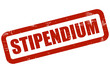 Grunge Stempel rot STIPENDIUM
