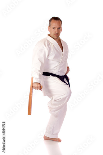 Photo: Man with tonfa Man with tonfa