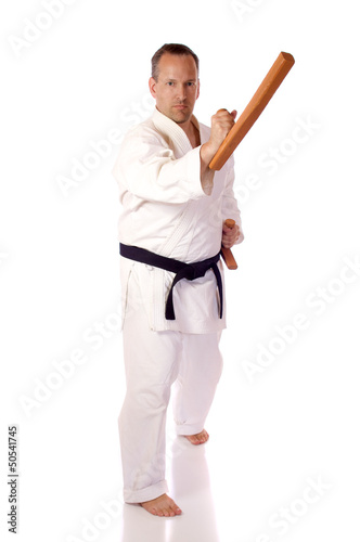Photo: Man with tonfa Man with tonfa