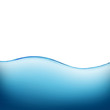Blue sea wave