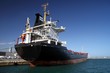 General cargo ship in the port of Alicante.