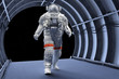 Astronaut in the tunnels