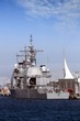 Ticonderoga class cruise docked in the port of Alicante; Spain.