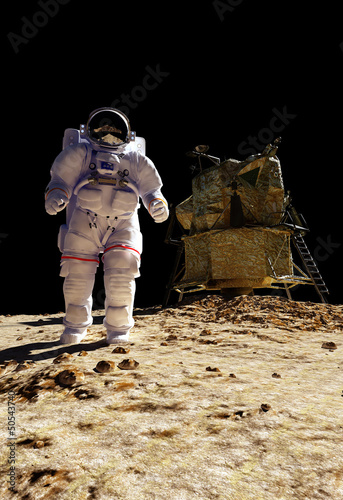 Illustration: The astronaut "Elements of this image furnished by NASA" The astronaut "Elements of this image furnished by NASA"