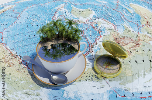 Illustration: Tourism. Tourism.