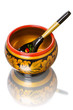 Photo: Wooden bowl and spoon Wooden bowl and spoon