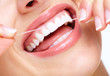 Beautiful woman smile.