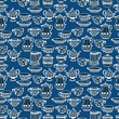 tea cup seamless background