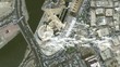 jeddah downtown with helicopters flying over whole city