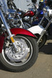 Photo: motorcycles on parking motorcycles on parking