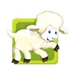 The illustration of farm element - animals