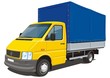 Vector delivery truck