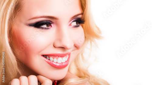 Photo: attraktive junge blonde Frau attraktive junge blonde Frau