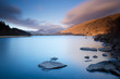Llynnau Mymbyr lake ,Wales with Mount Snowdon in the background