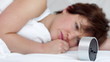 Woman waking up