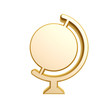 Illustration: golden globe symbol golden globe symbol