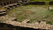 Round construction in archaeological Wari site, Peru