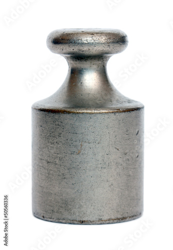 Photo: Calibration weight. Calibration weight.