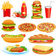 with a set of fast food and ketchup pitsey