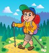 Image with hiking theme 1