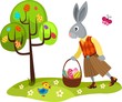 Vector: easter card easter card