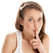 Woman silencing