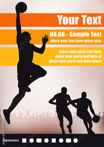 Vector: Flyer Basketball Flyer Basketball