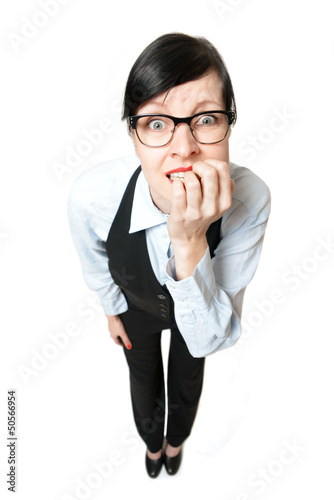 Photo: Ängstlicher Nerd Ängstlicher Nerd